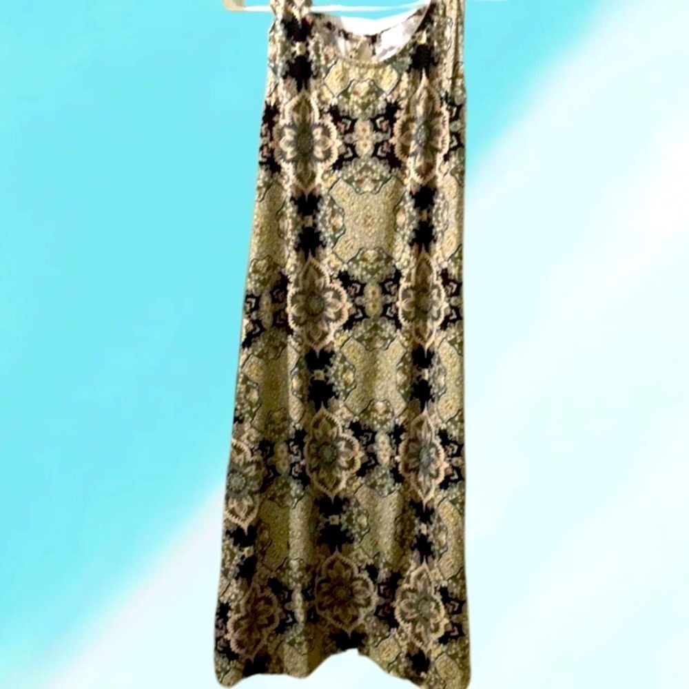 Just be Sleeveless knee length floral dress